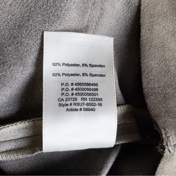 Wilfred Free Aritzia Faux Suede Nori Boxy Mini Dress Tunic Sleeveless Minimalist - Picture 10 of 10